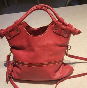 Pitro Alessandro Red Shoulder Bag